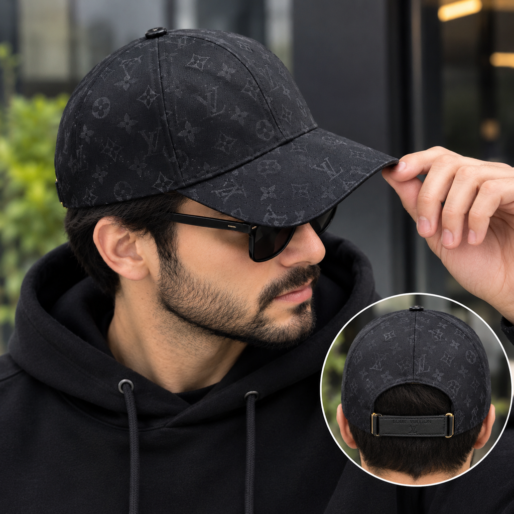 Louis Vuitton Black Monogram Baseball Cap – Luxury Style | Best Buyers Shop