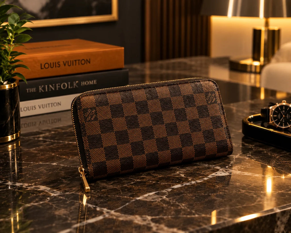 Louis Vuitton Clémence Wallet Monogram Canvas – Zip-Around Long Wallet