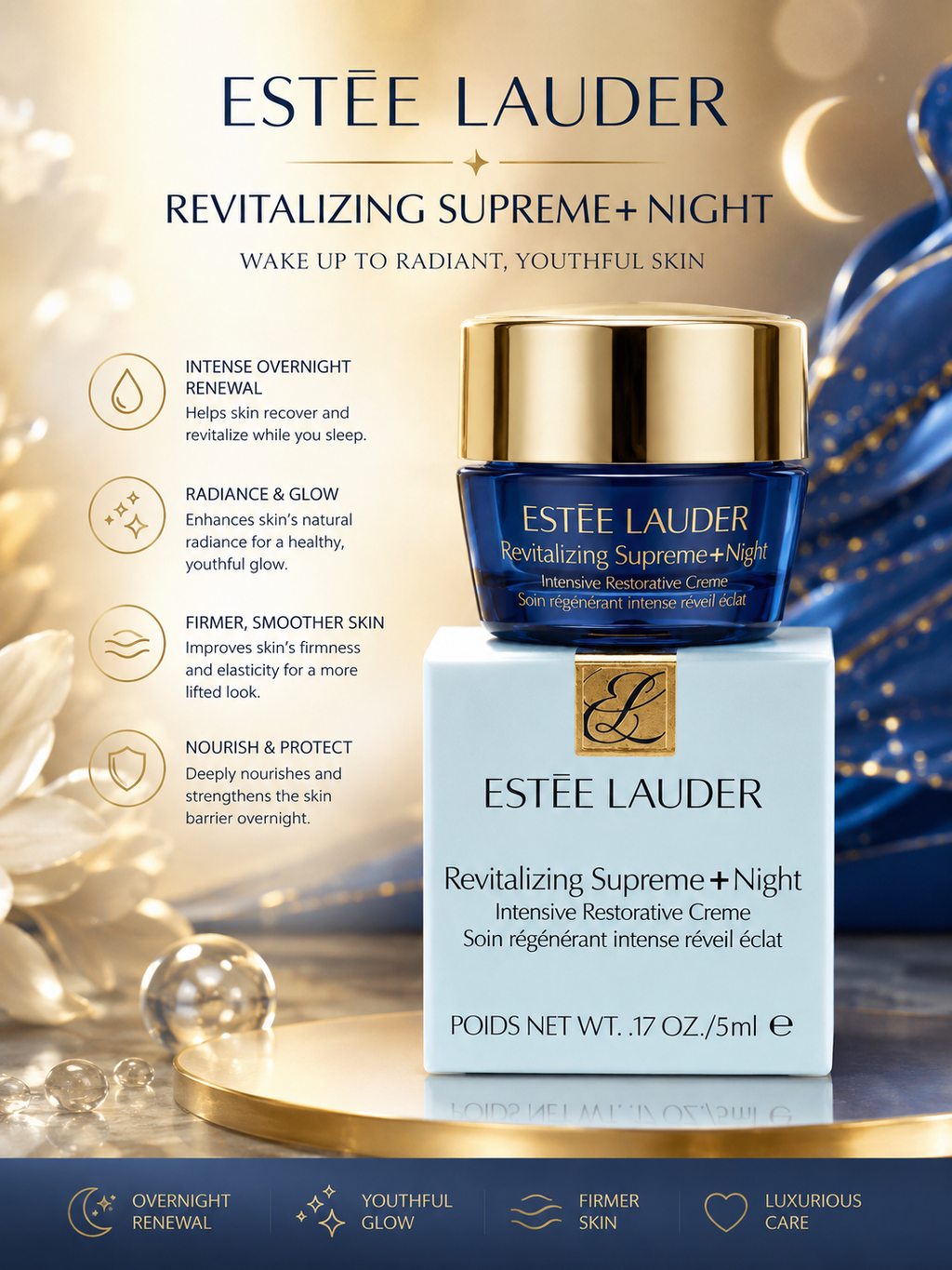 Estée Lauder Revitalizing Supreme+ Night Intensive Restorative Creme 30ml | Best Buyers Shop