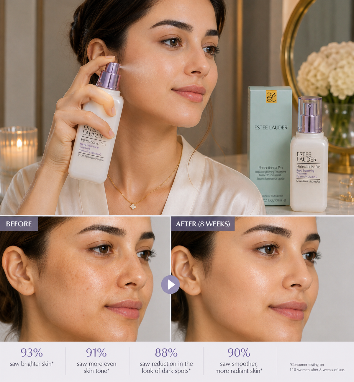 Estée Lauder Perfectionist Pro Rapid Brightening Skincare Serum | Best Buyers Shop