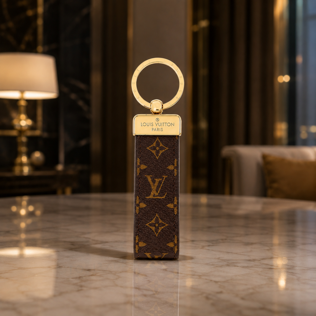 Louis Vuitton Porte-Clés Dragonne Monogram Keychain