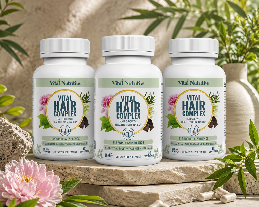 Vital Hair Complex 60 Capsules – Biotin & B Vitamin Support