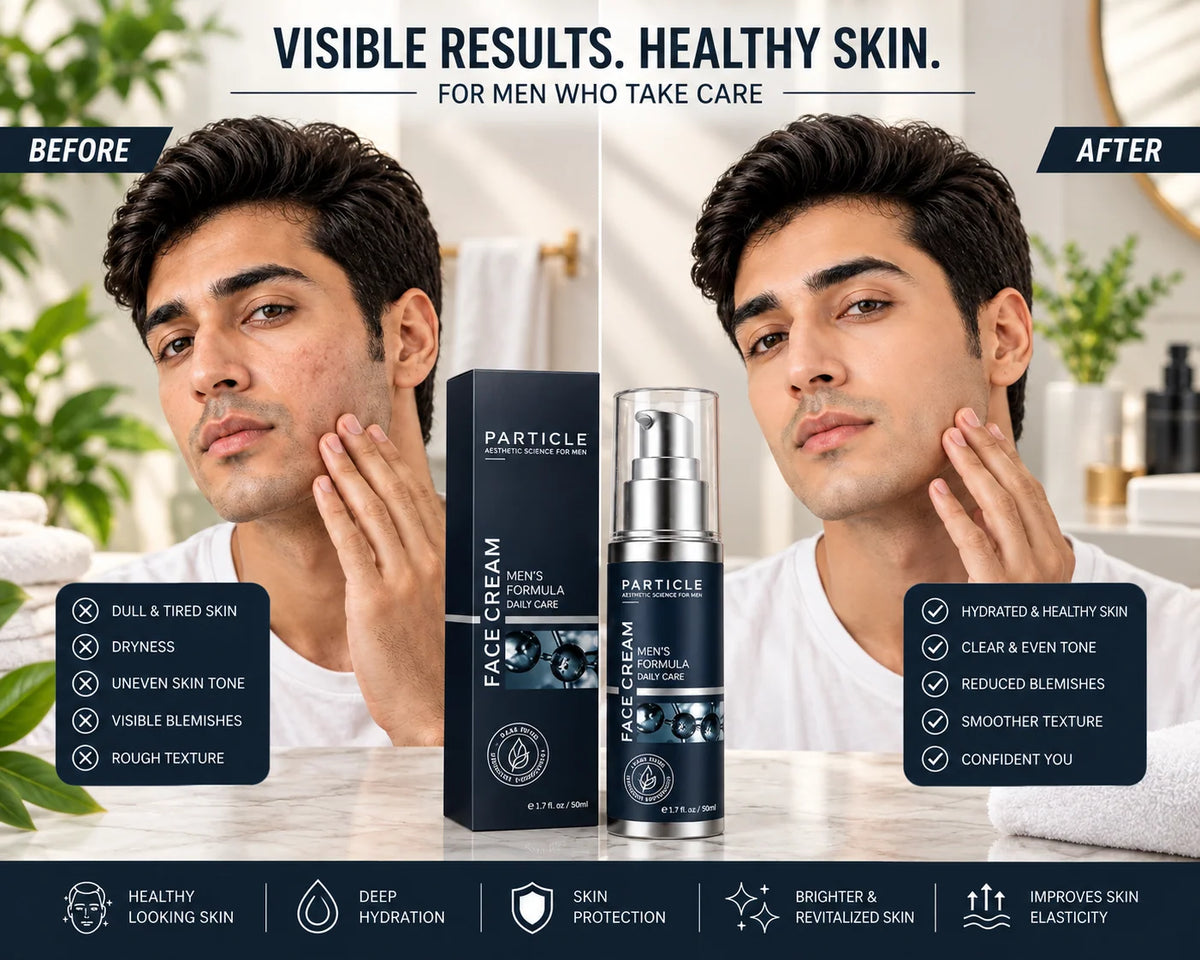 Particle Face Cream for Men 2-Pack 6-in-1 Moisturizer