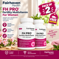 Fairhaven Health FH Pro for Women – Fertility Multivitamin 180 Capsules