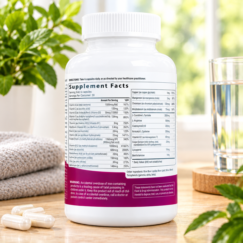 Fairhaven Health FH Pro for Women – Fertility Multivitamin 180 Capsules