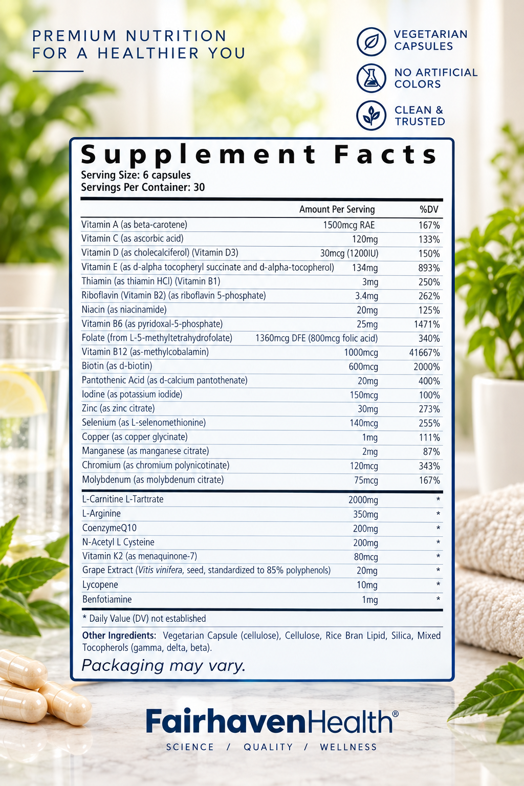 Fairhaven Health FH Pro for Men – Male Fertility Supplement