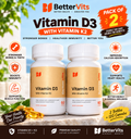 Bettervits Vitamin D3 and K2