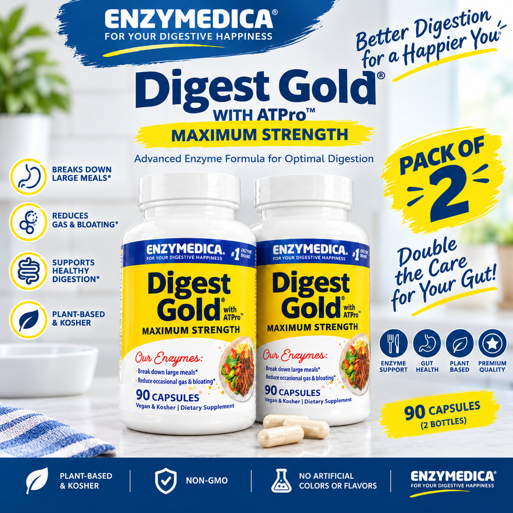 Enzymedica Digest Gold Digestive Enzymes with ATPro