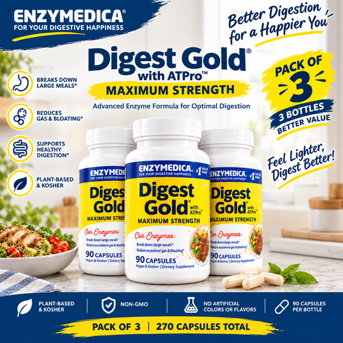 Enzymedica Digest Gold Digestive Enzymes with ATPro