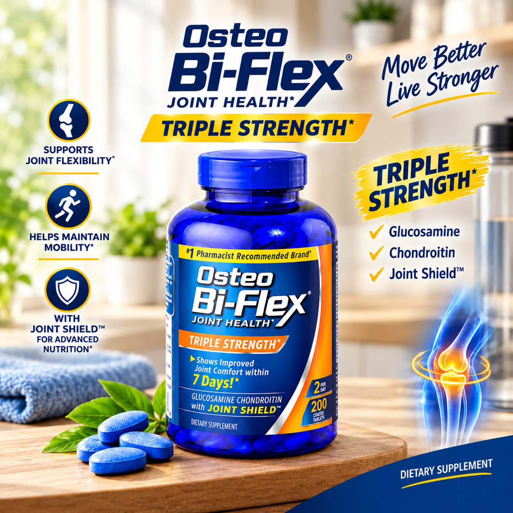 Osteo Bi-Flex Triple Strength Joint Health Supplement 200 Tablets
