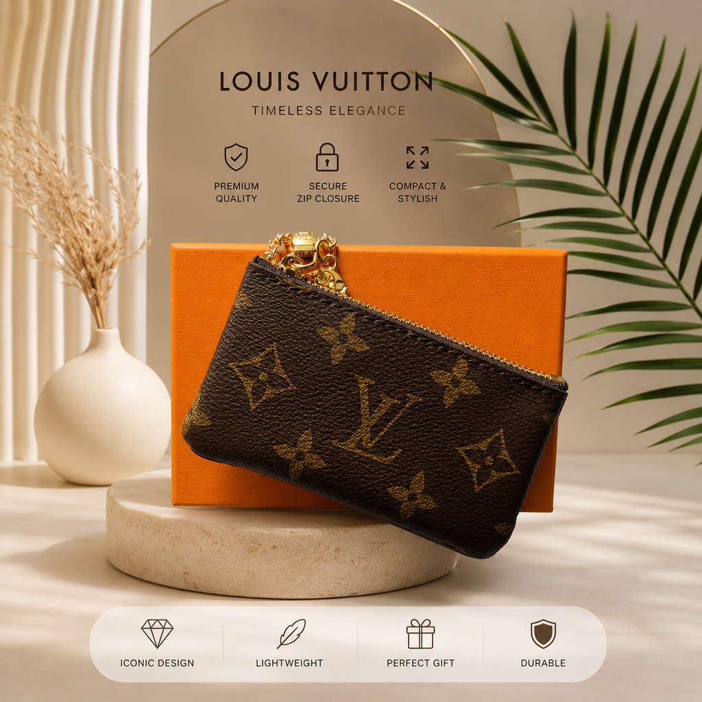 Louis Vuitton Monogram Pochette Cles Key Pouch & Coin Case | Best Buyers Shop