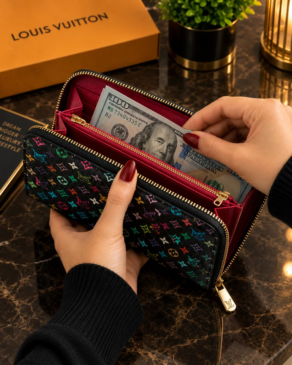 Louis Vuitton Zippy Wallet Multicolor – Monogram Designer Long Wallet