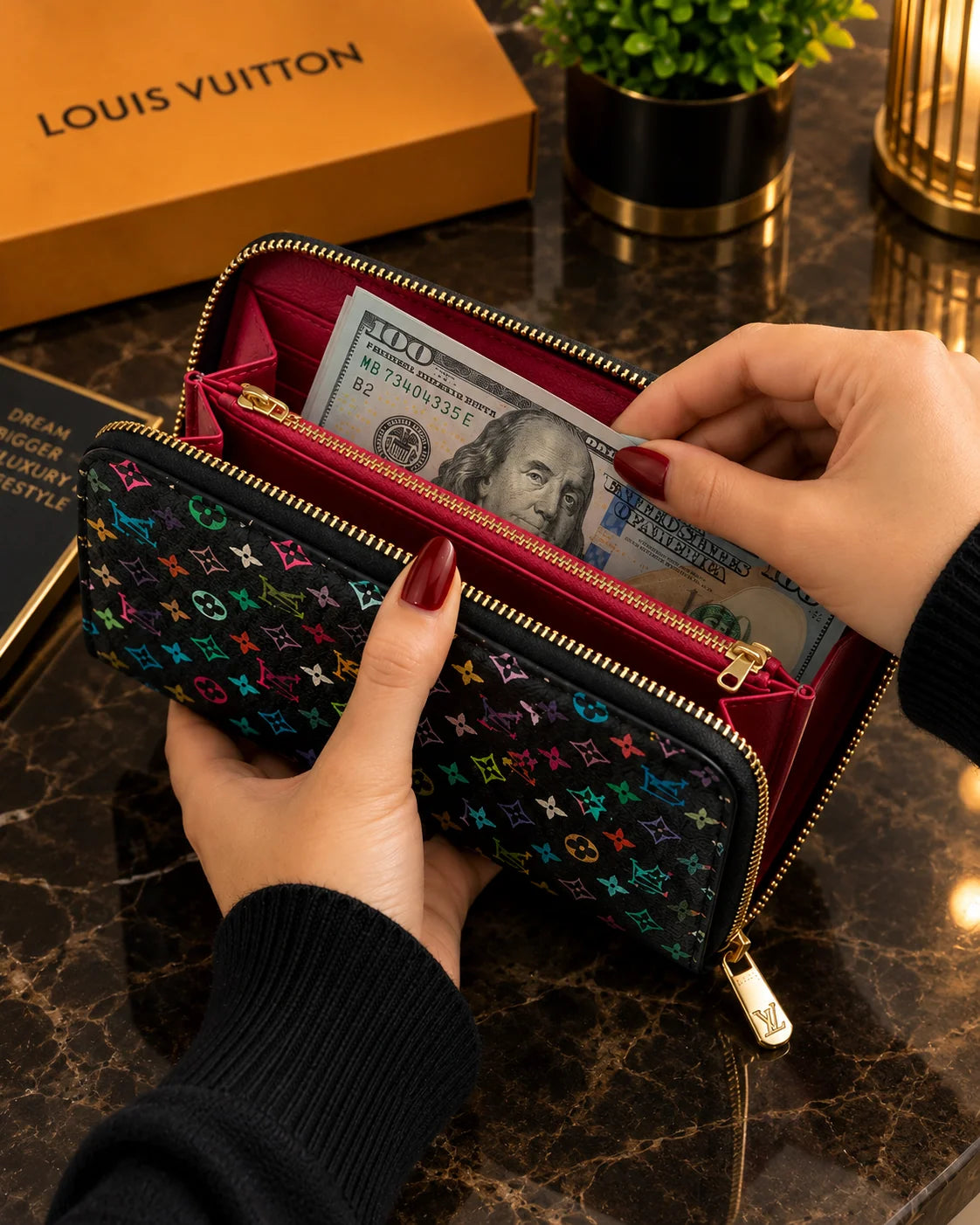 Louis Vuitton Zippy Wallet Multicolor – Monogram Designer Long Wallet