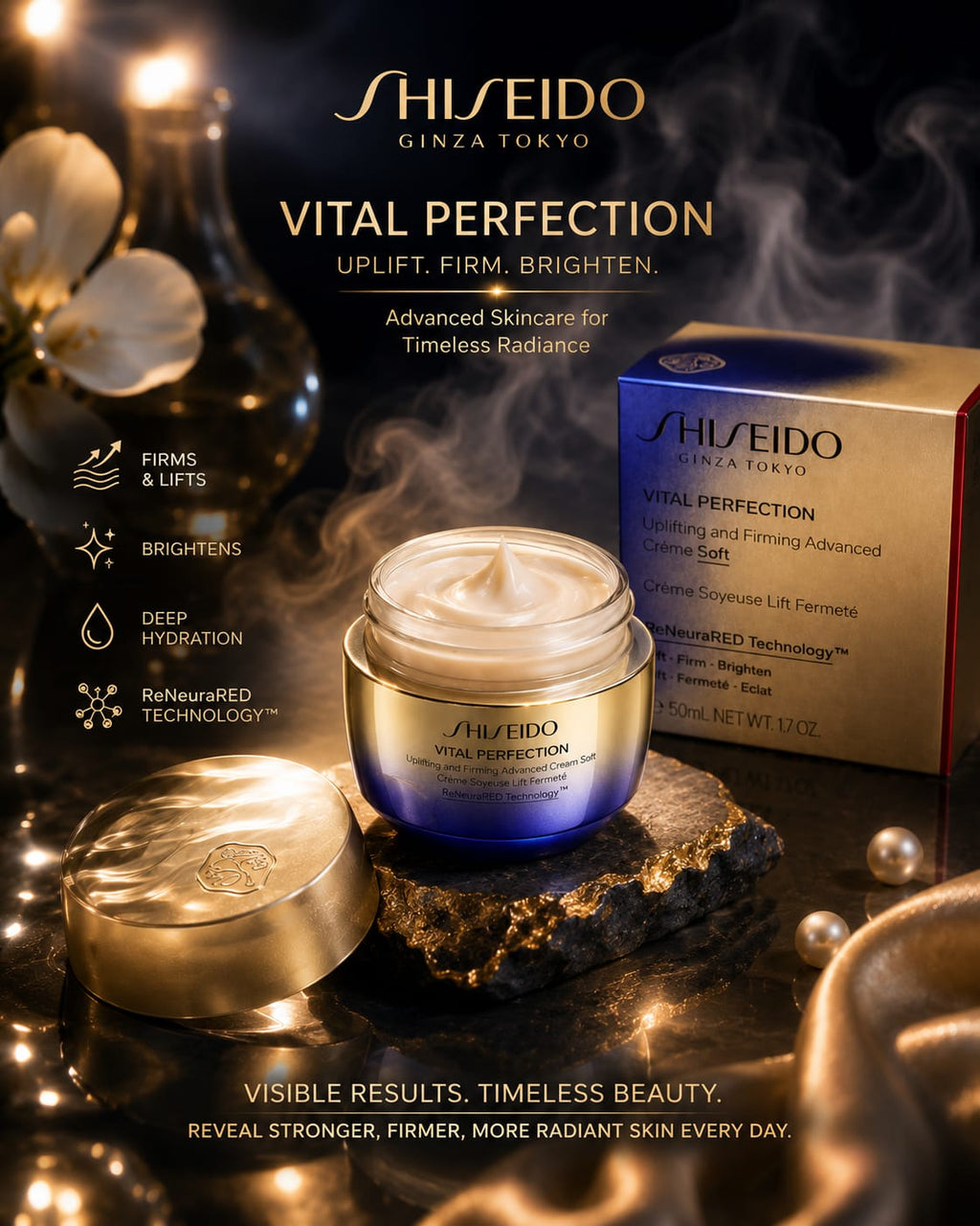 Shiseido Vital Perfection Uplifting &amp; Firming Advanced Cream 50ml
