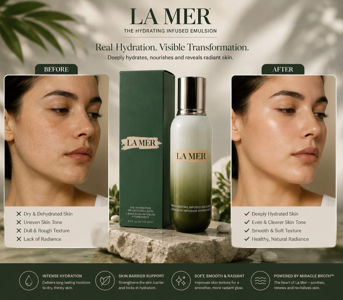 La Mer The Hydrating Infused Emulsion 125ml / 4.2 oz – New