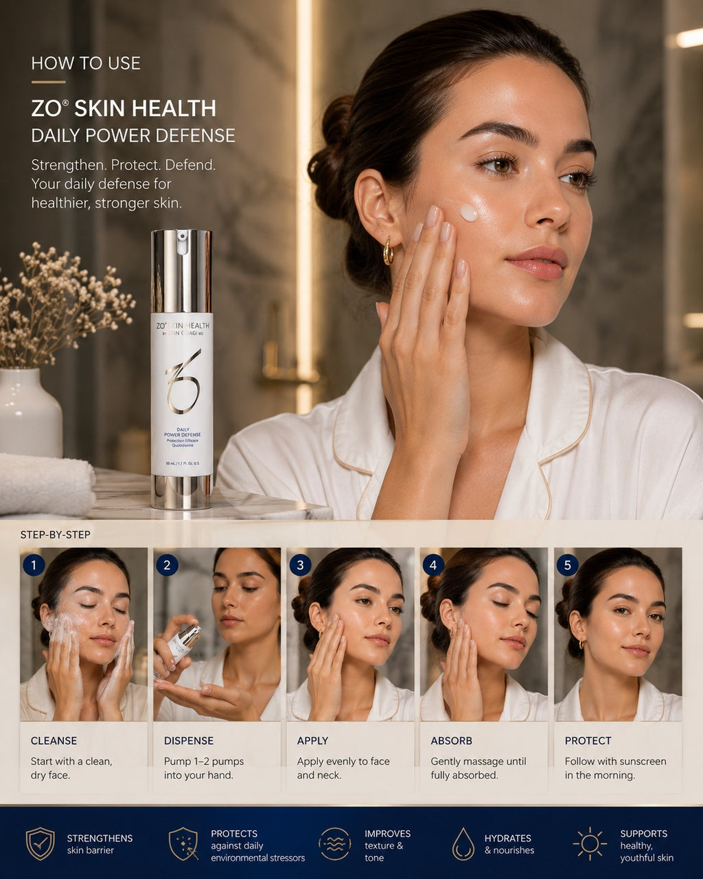 ZO Skin Health Daily Power Defense 1.7 Fl Oz | Best Buyers Shop