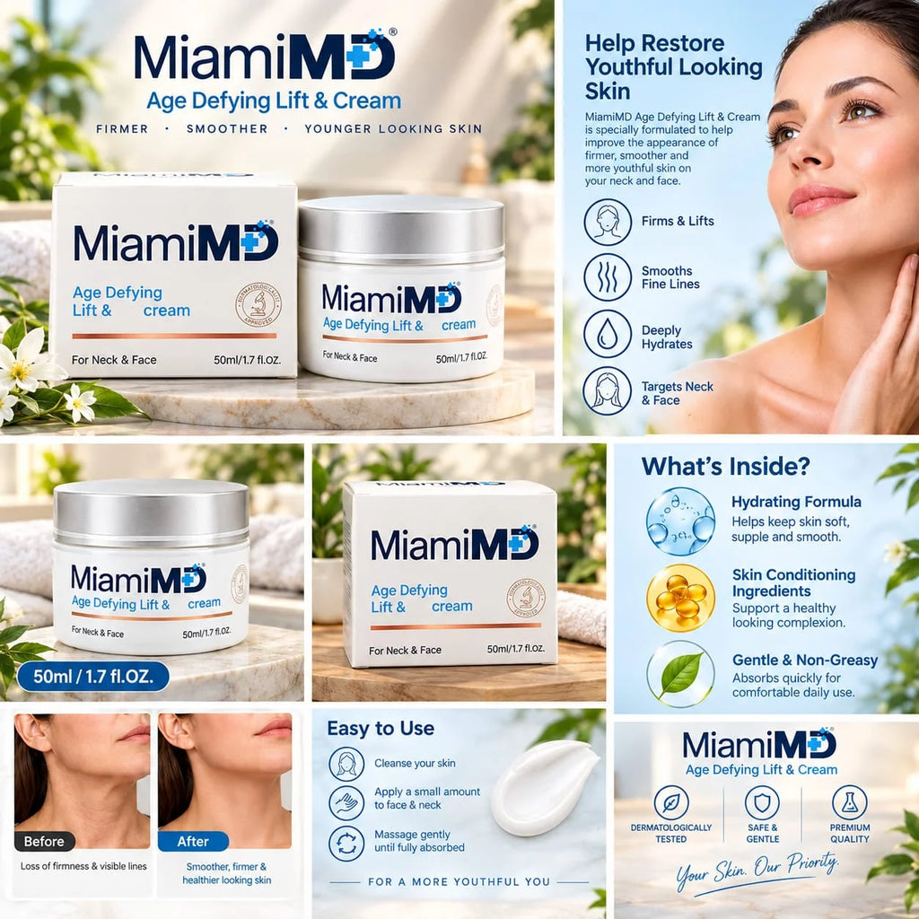 MiamiMD Lift & Firm Face & Neck Cream 50ml | Best Buyers Shop