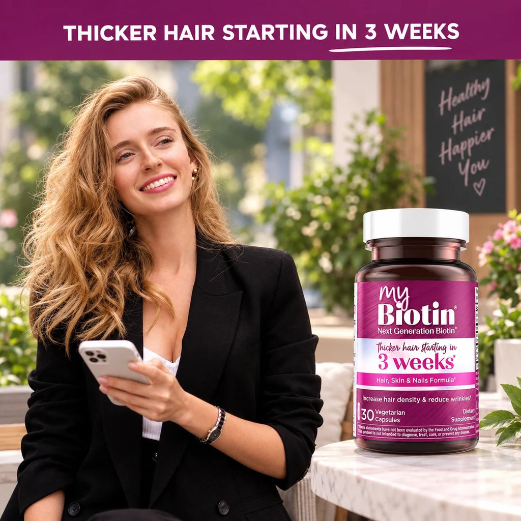 Purity Products MyBiotin Hair, Skin &amp; Nails – 30 Vegetarian Capsules