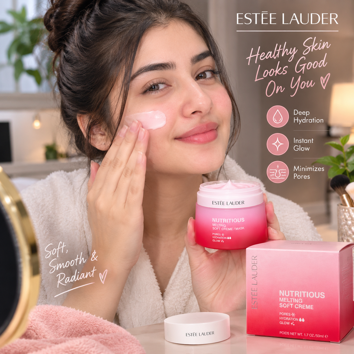 Estée Lauder Nutritious Melting Soft Cream Mask Moisturizer 50ml | Best Buyers Shop