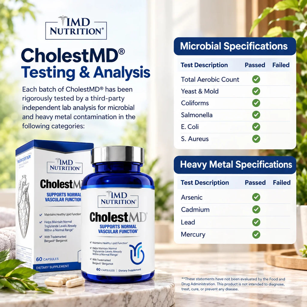 CholestMD Cholesterol &amp; Heart Health Support – 60 Capsules