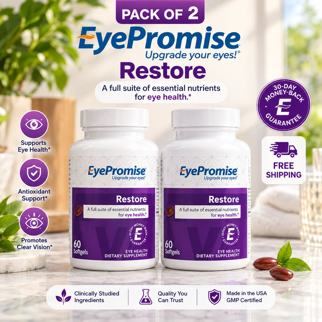 EyePromise Restore Eye Supplement 60 Softgels – Macular &amp; Vision Support