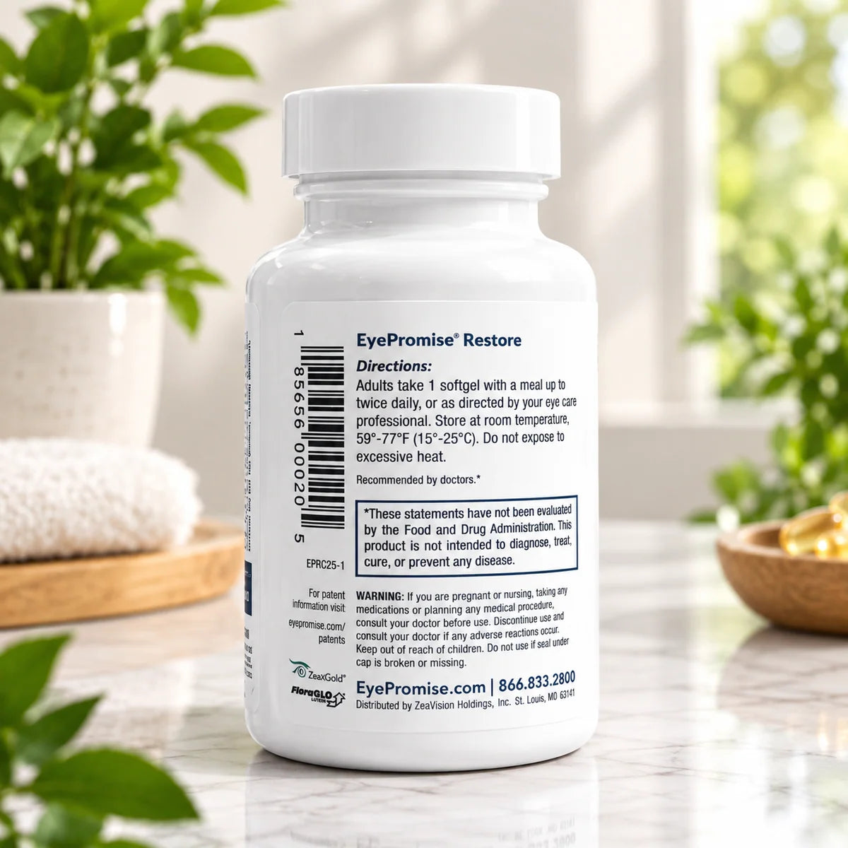 EyePromise Restore Eye Supplement 60 Softgels – Macular &amp; Vision Support