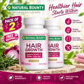 Natural Bounty Optimal Solutions Hair Growth Support Supplement for Thicker-Looking Hair | Best Buyers Shop