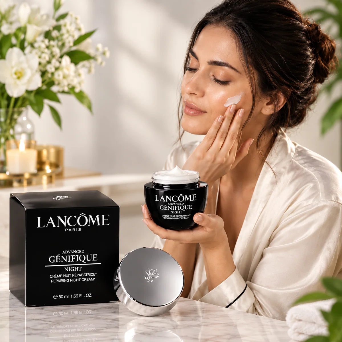 Lancôme Advanced Génifique Repairing Night Cream 1.7 oz / 50 ml
