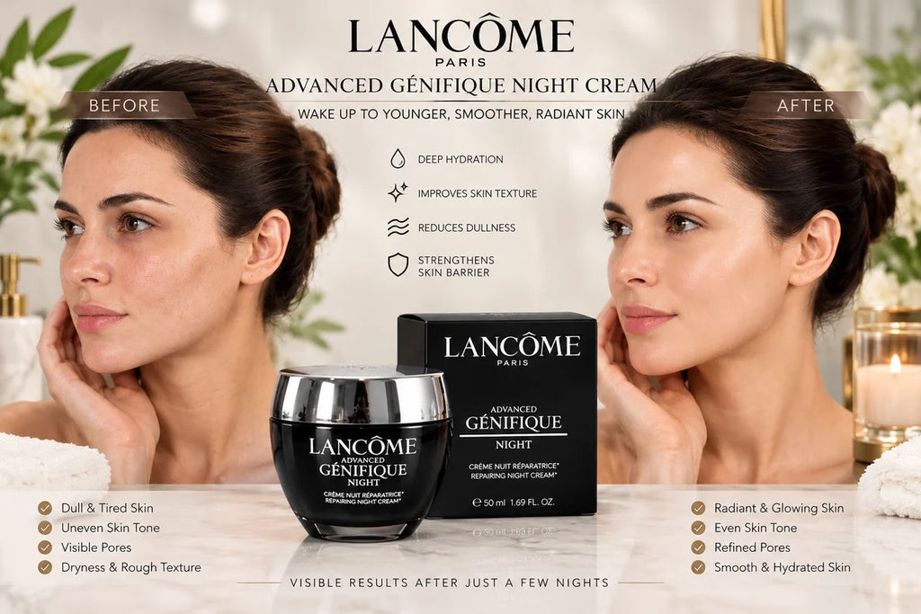 Lancôme Advanced Génifique Repairing Night Cream 1.7 oz / 50 ml