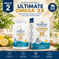 Nordic Naturals Ultimate Omega 2X – 2150mg Omega-3 EPA &amp; DHA, 60 Soft Gels