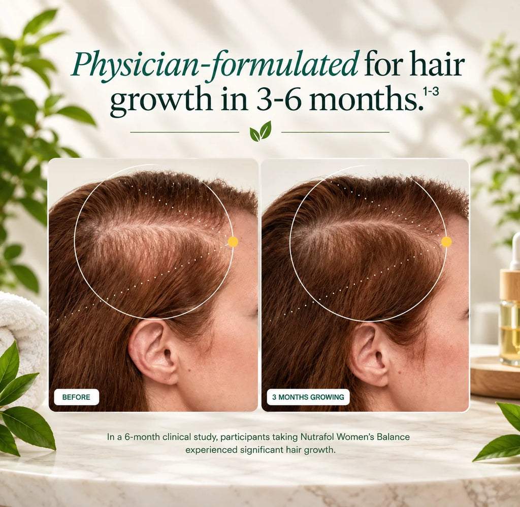 Nutrafol Women’s Balance Hair Growth Supplement – 120 Capsules