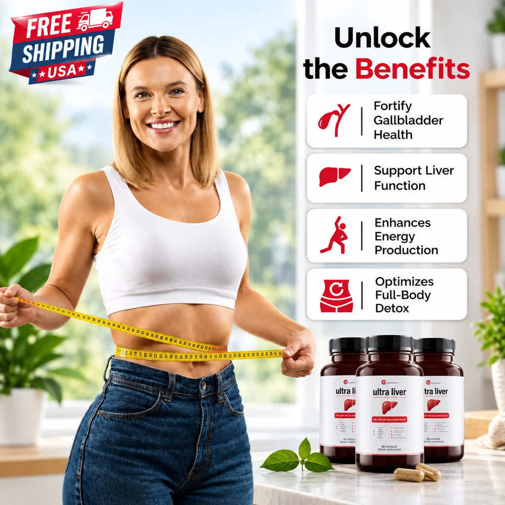 UpWellness Ultra Liver Supplement – Liver &amp; Gallbladder Support, 60 Capsules