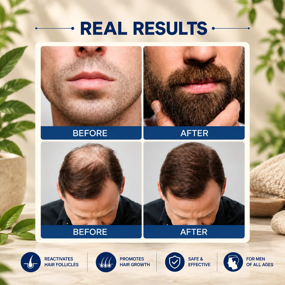 Kirkland Minoxidil 5% Extra Strength for Men – Hair Regrowth Topical Solution